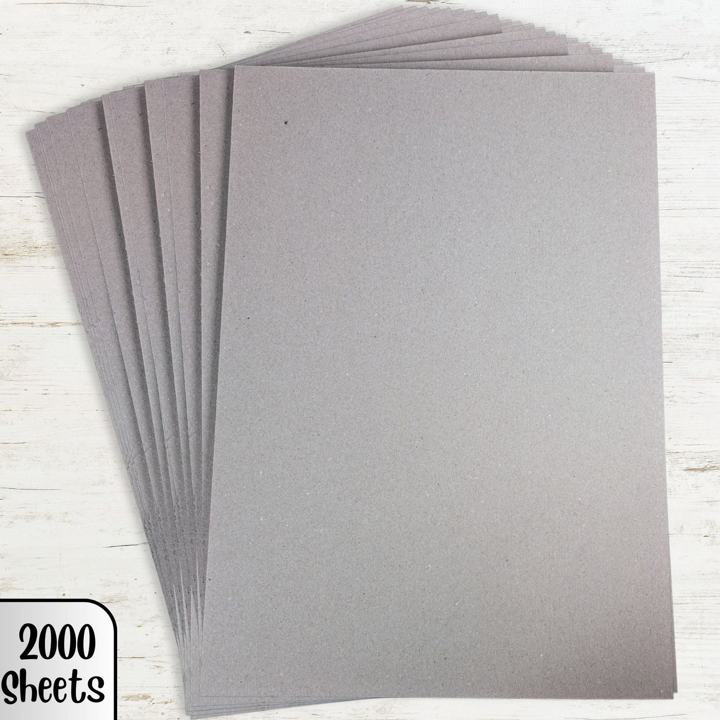 A3 Greyboard 1000 Micron - 100% Recycled, Versatile Backing for Art & Model Making