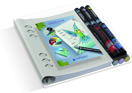 Chameleon Colour Tones Pens and Tops plus Filofax Clipbook
