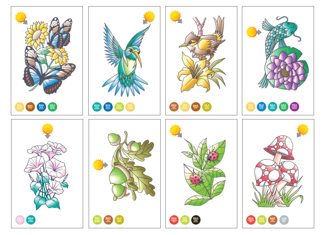 Chameleon Color Cards - Nature (16 Pack)