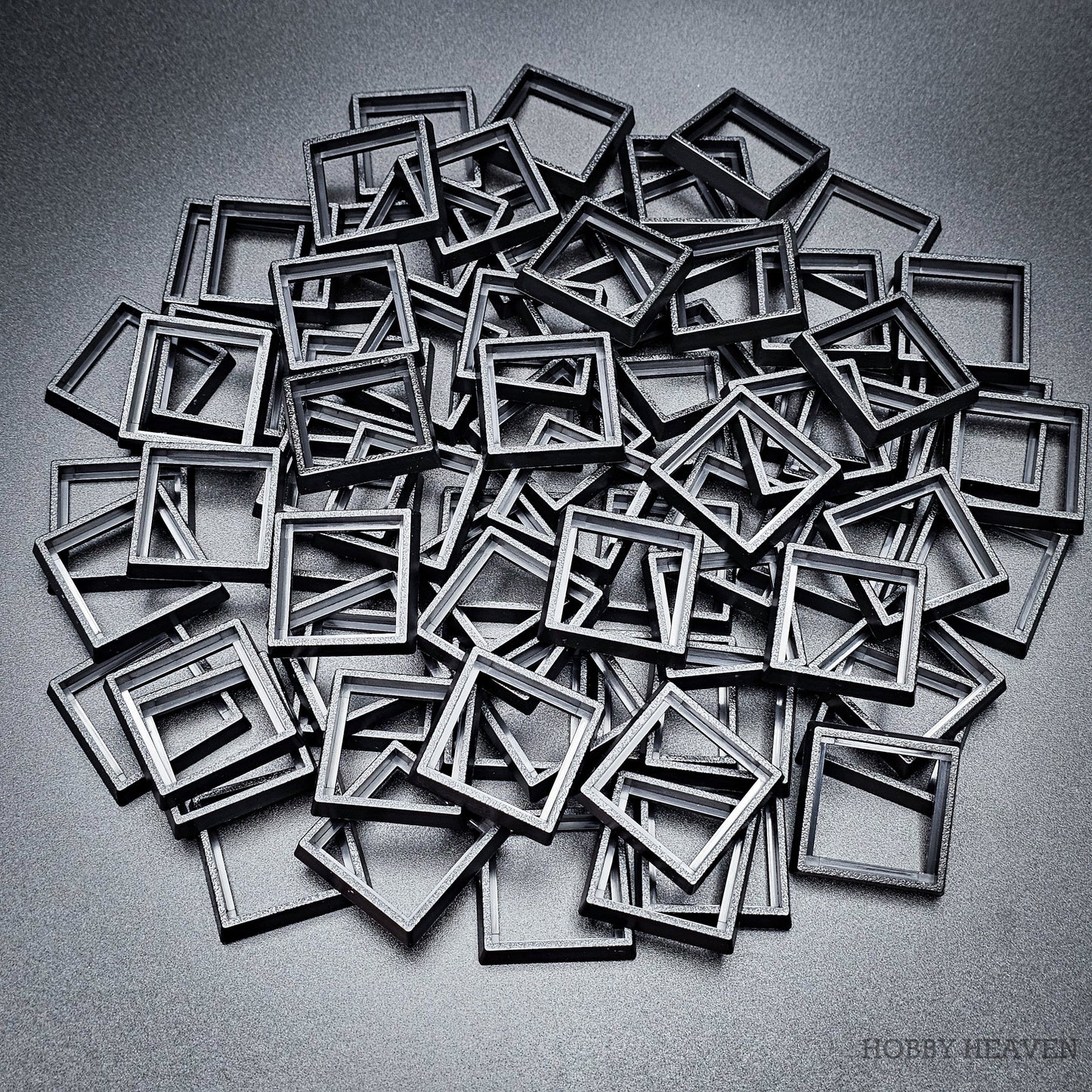 25โ30mm Square Base Adapters | Injection Moulded | No Rebasing Required | Fits Popular Fantasy Miniatures