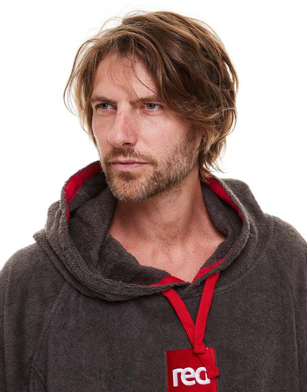 Red Original Quick Dry Microfibre Changing Robe - Grey