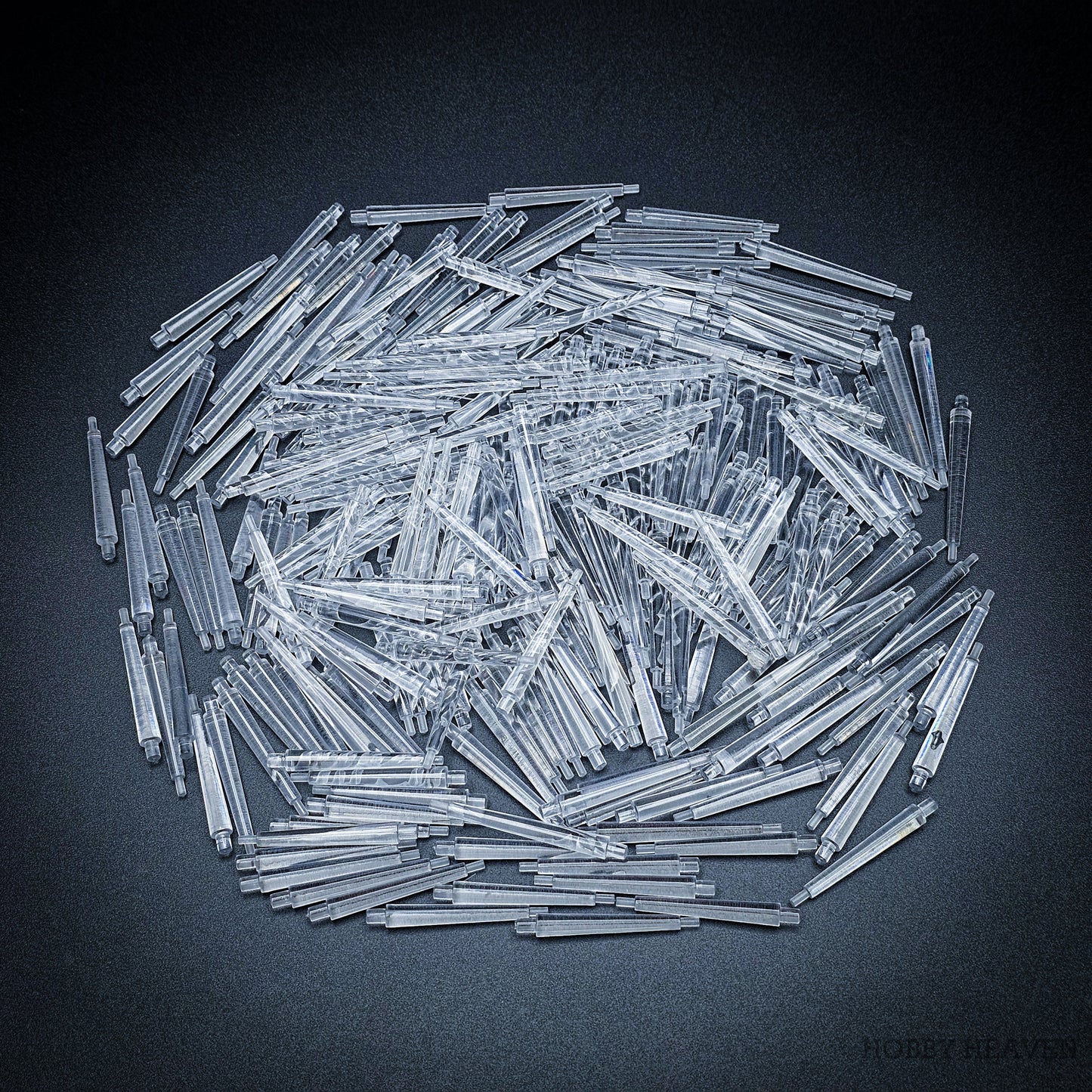60mm Round Flying Bases โ Clear Plastic Stands for Sci-Fi & Fantasy Wargaming Miniatures