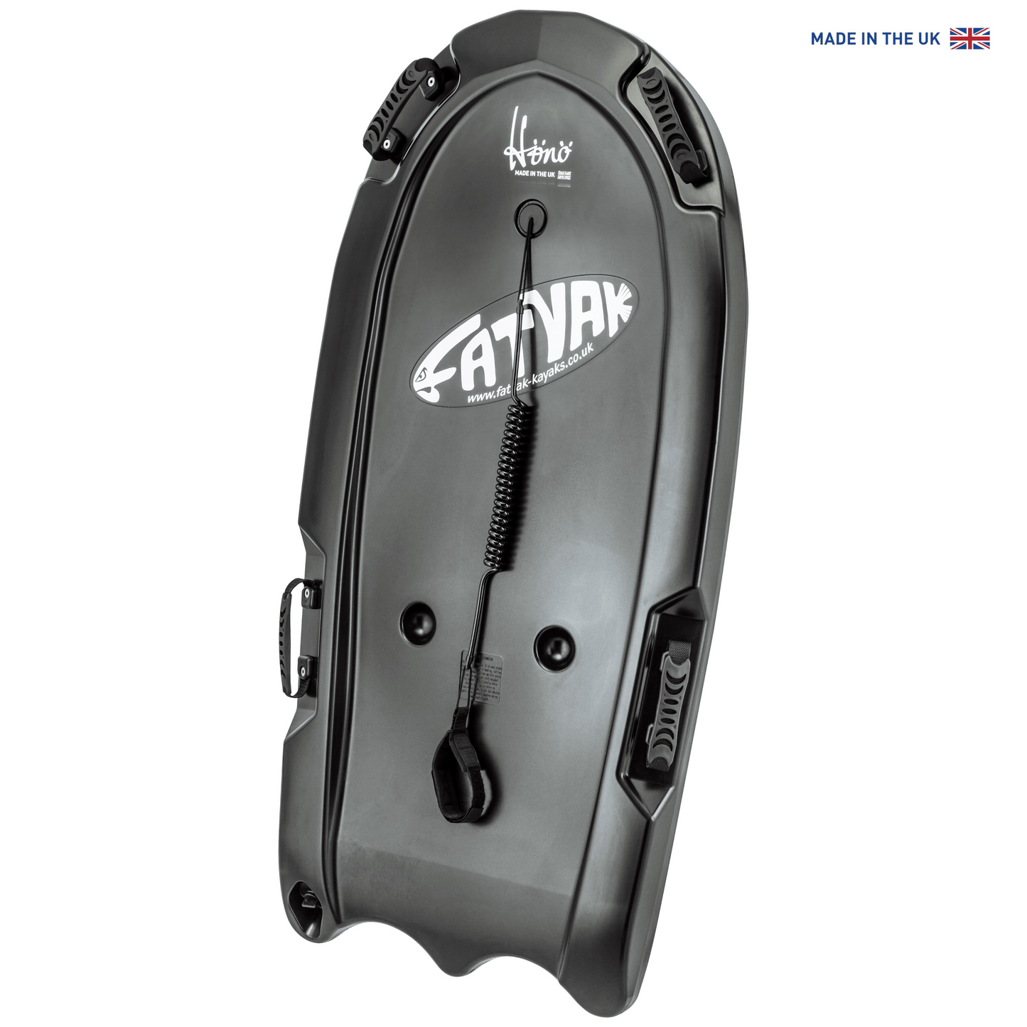 Hönö Eco Bodyboard | 100% Ocean Plastic | Black | Wave Ready