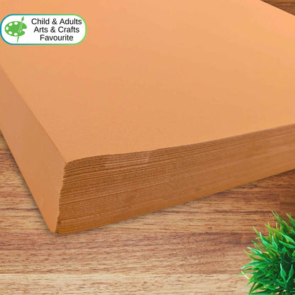 A2 Orange Sugar Paper Recycled 100gsm