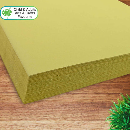 A2 Yellow Sugar Paper Recycled 100gsm