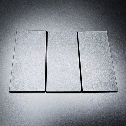100x50mm | 50x100mm Rectangular Plain Plastic Bases | Versatile Miniature Stands