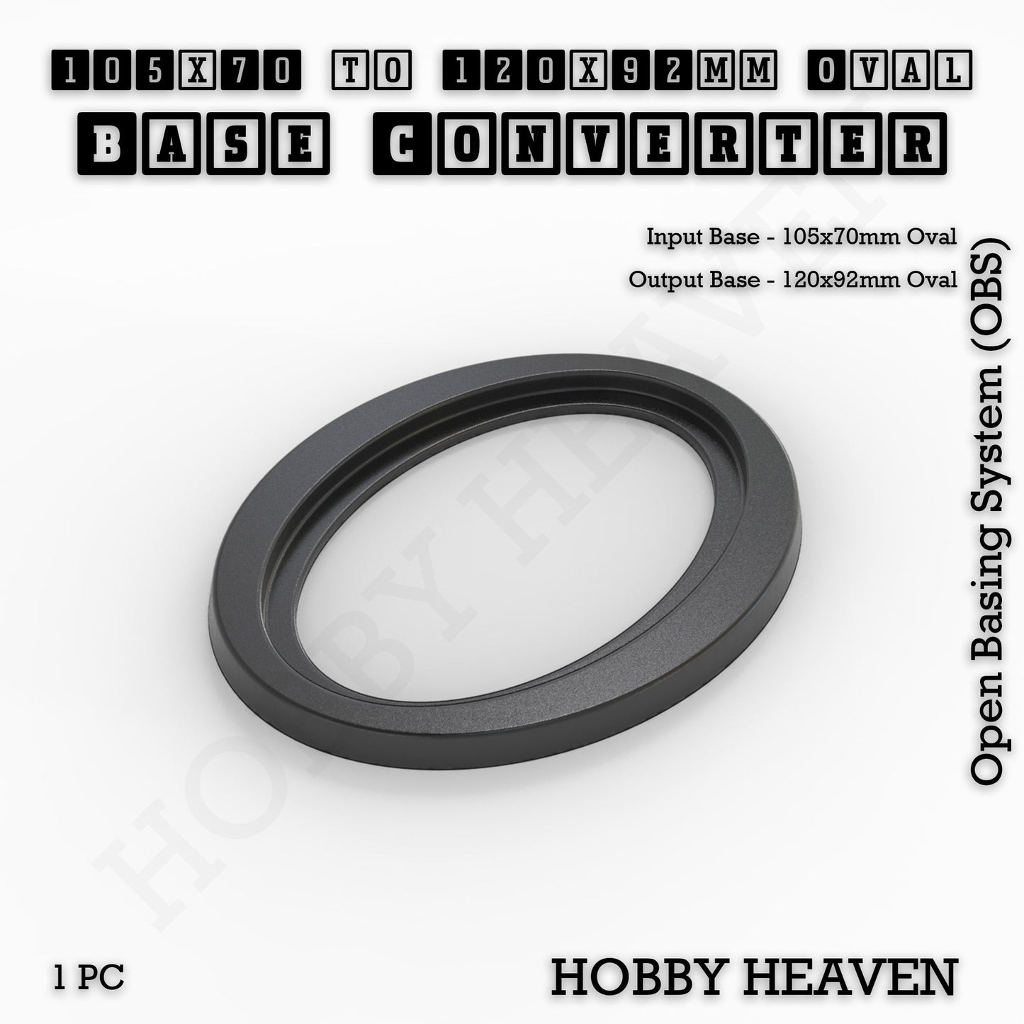 Oval To Oval Bases Size Converters 3d Print Full Range