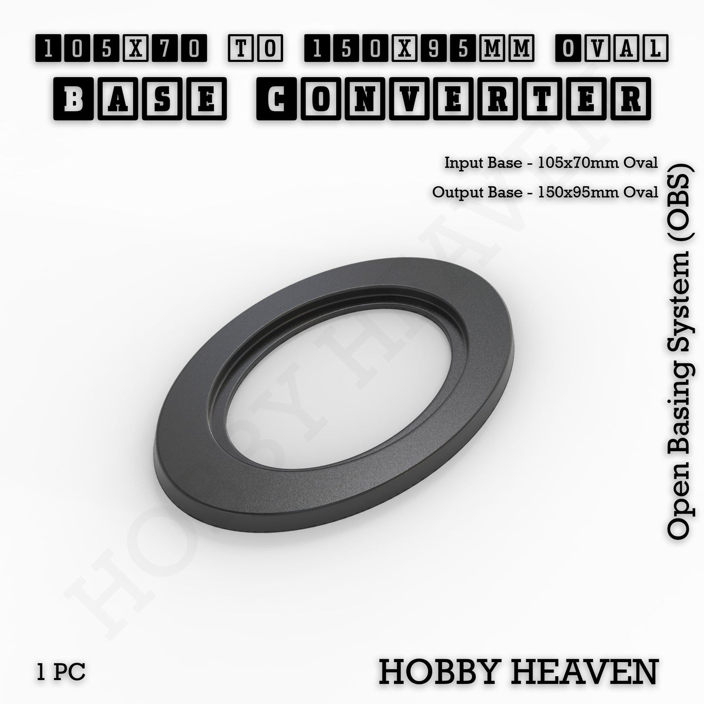 Oval To Oval Bases Size Converters 3d Print Full Range