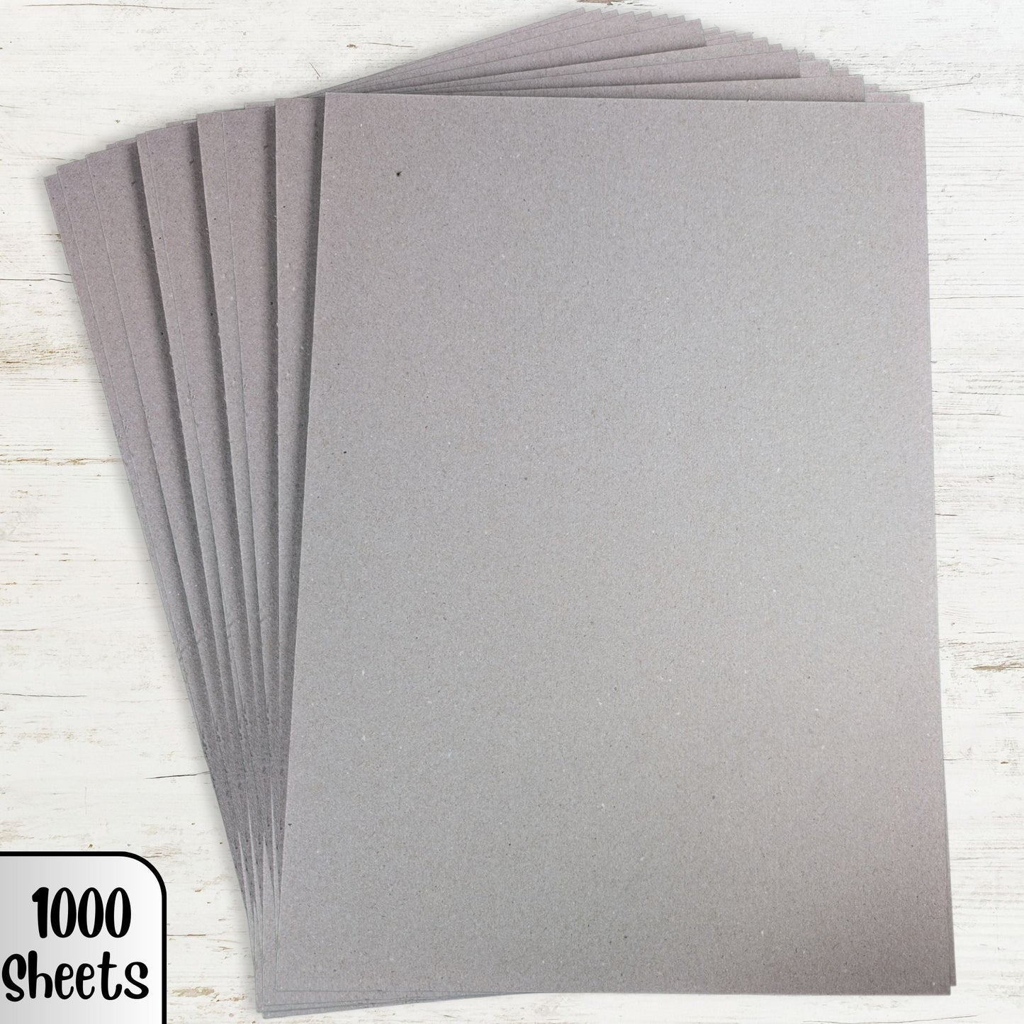 A3 Greyboard 1000 Micron - 100% Recycled, Versatile Backing for Art & Model Making
