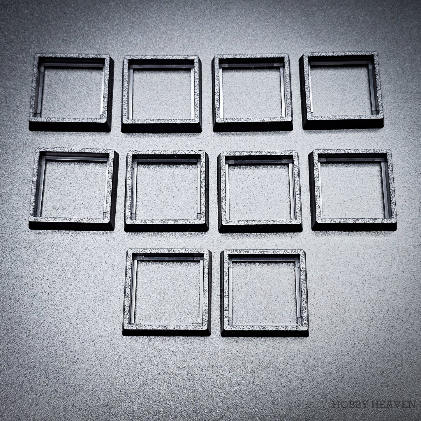 20mm to 25mm Square Base Converter for Wargaming Miniatures | Hobby Heaven