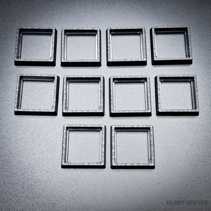 20mm to 25mm Square Base Converter for Wargaming Miniatures | Hobby Heaven