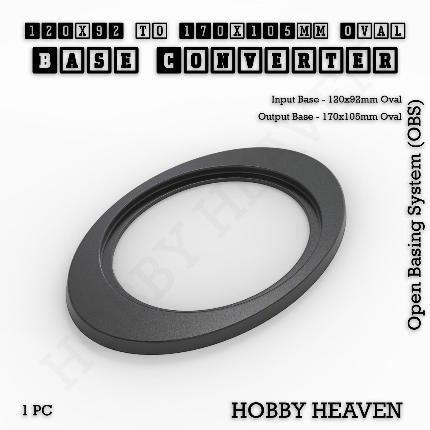 Oval To Oval Bases Size Converters 3d Print Full Range