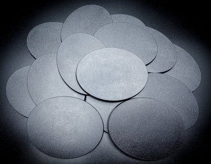 120x92mm Oval Plain Plastic Base