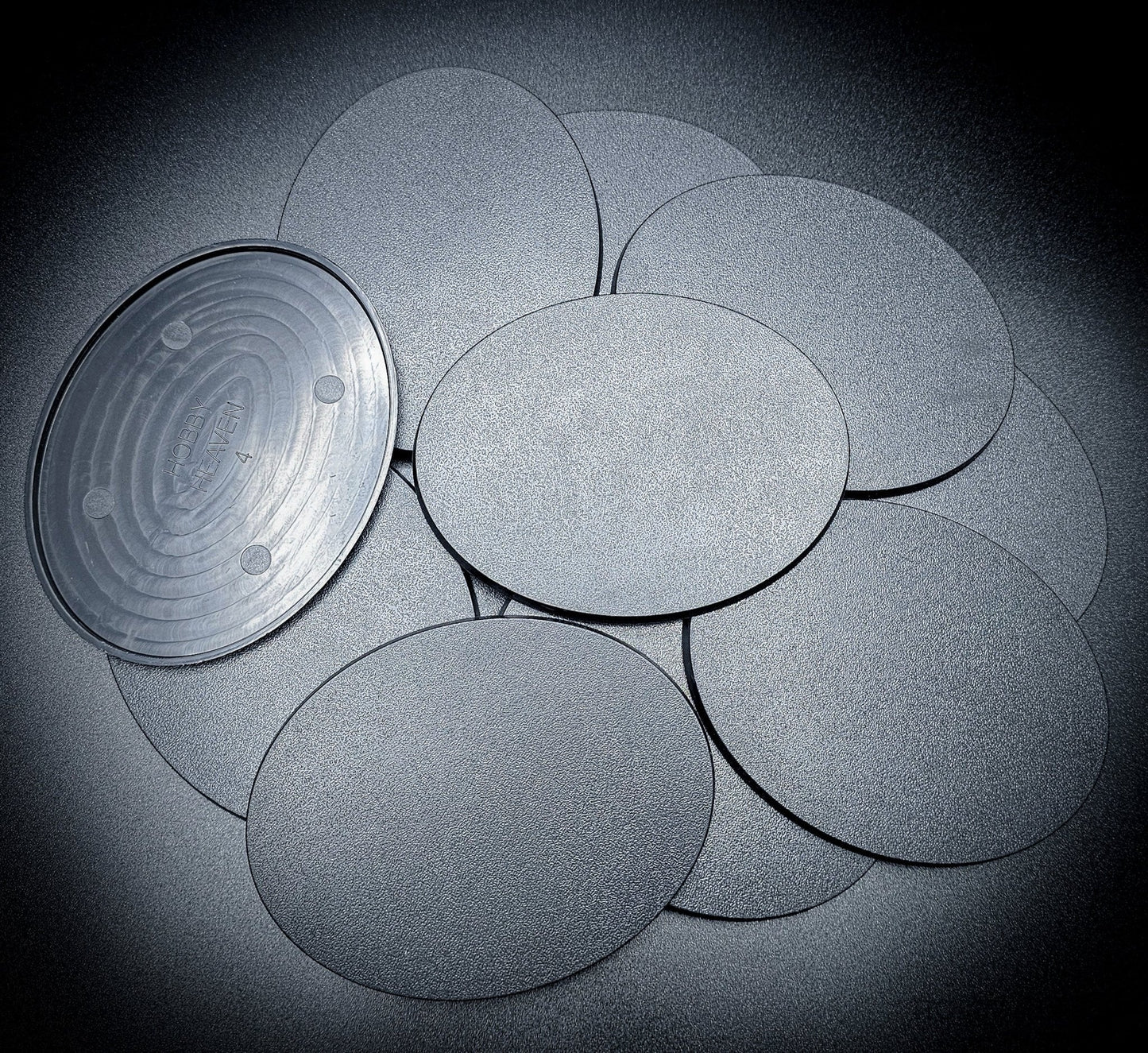 120x92mm Oval Plain Plastic Base