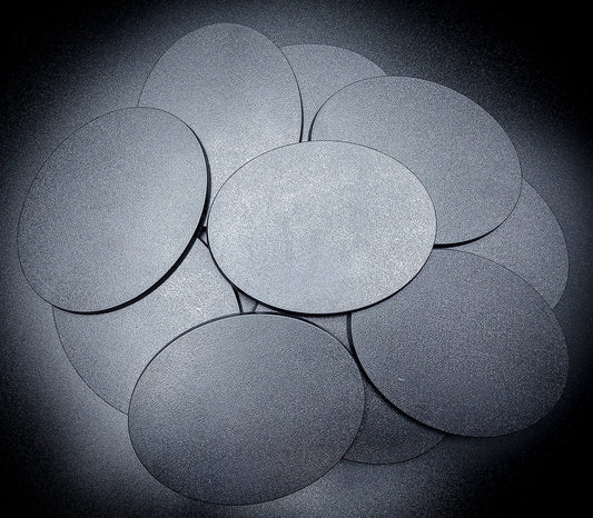 120x92mm Oval Plain Plastic Base