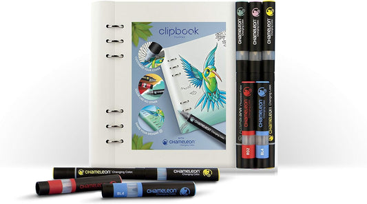 Chameleon Colour Tones Pens and Tops plus Filofax Clipbook