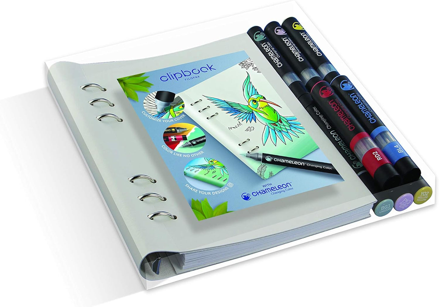 Chameleon Colour Tones Pens and Tops plus Filofax Clipbook