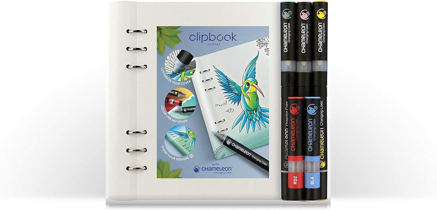 Chameleon Colour Tones Pens and Tops plus Filofax Clipbook