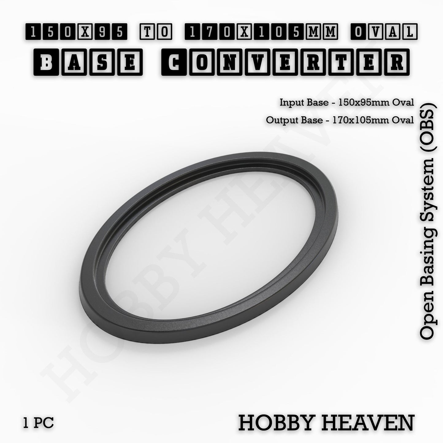 Oval To Oval Bases Size Converters 3d Print Full Range