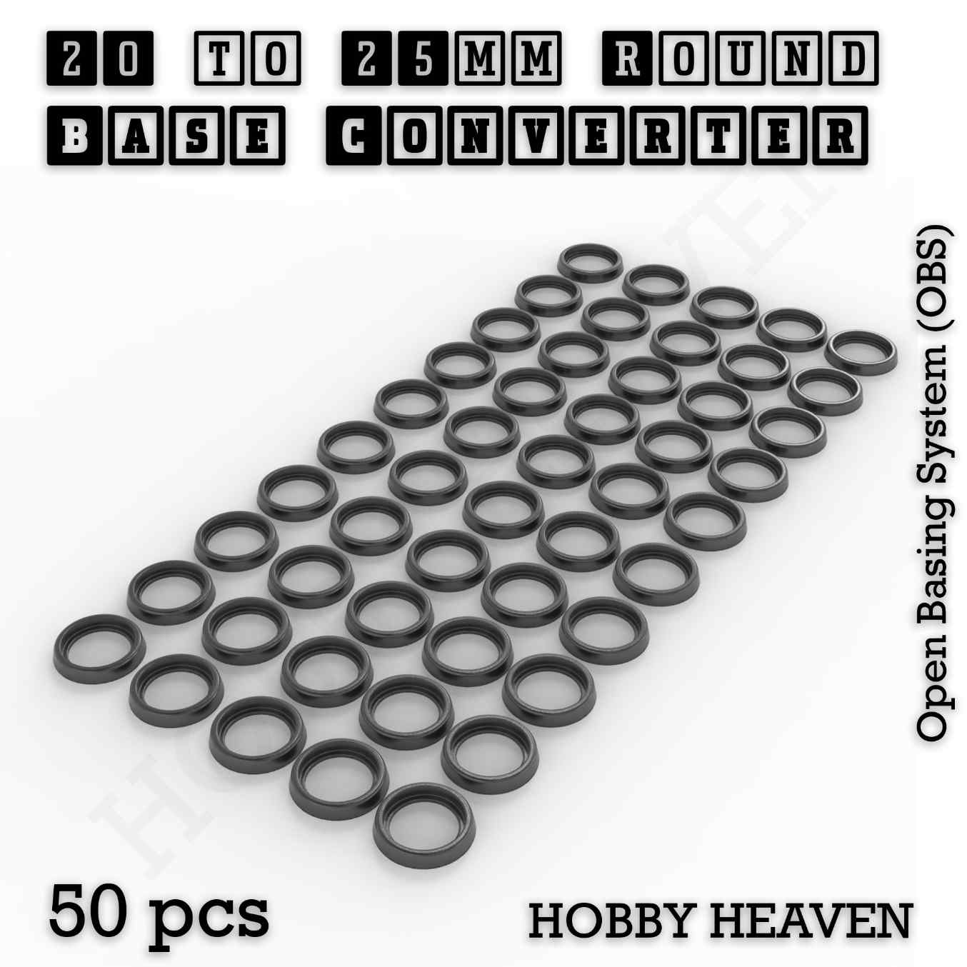 Round Bases Size Converters Round to Round 3d Print Full Range