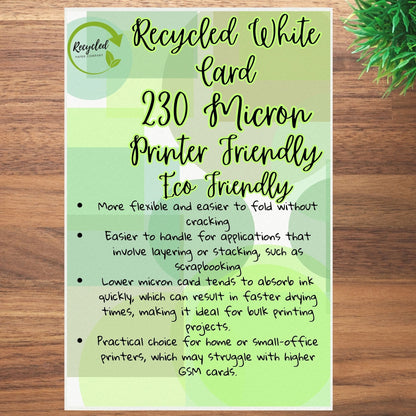 A4 White Card 180gsm
