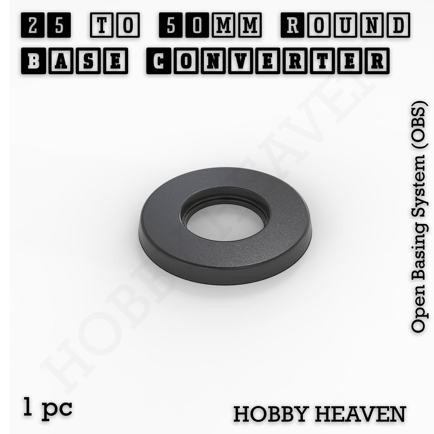 Round Bases Size Converters Round to Round 3d Print Full Range