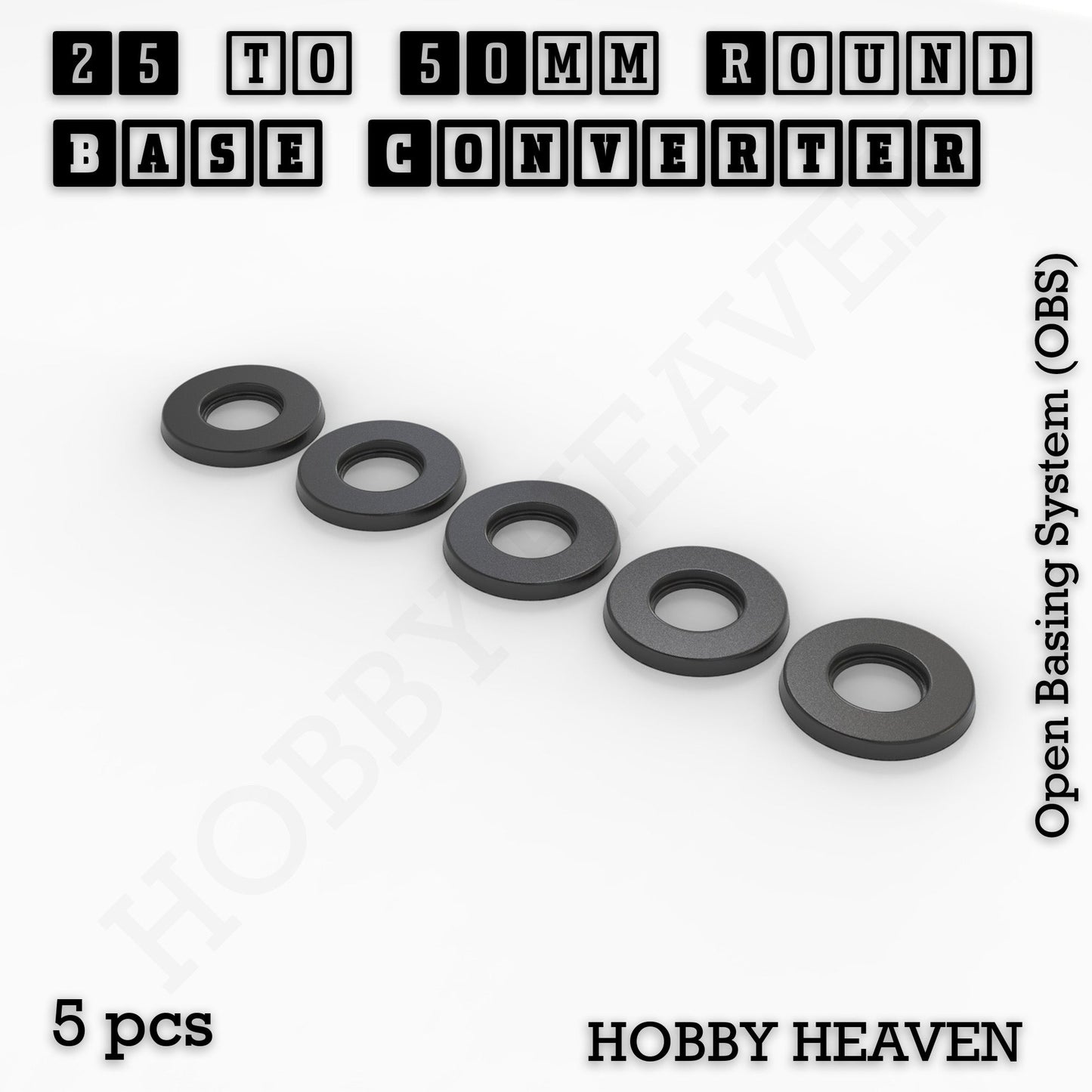 Round Bases Size Converters Round to Round 3d Print Full Range