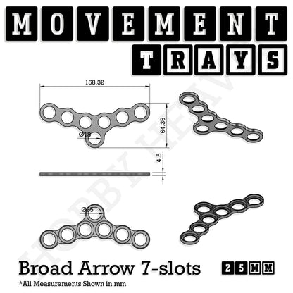 25mm Movement Trays for Tabletop Games | Waargaming | Full Range