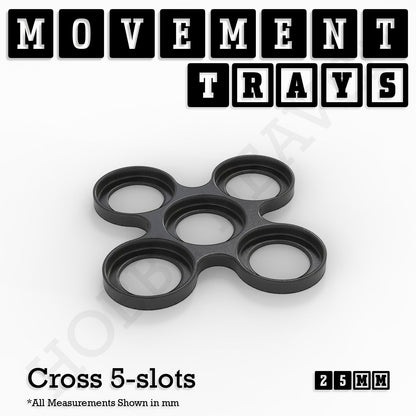 25mm Movement Trays for Tabletop Games | Waargaming | Full Range