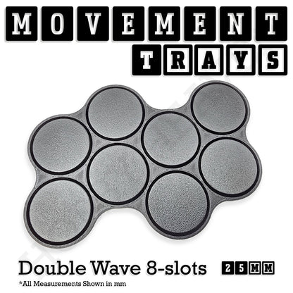 25mm Movement Trays for Tabletop Games | Waargaming | Full Range