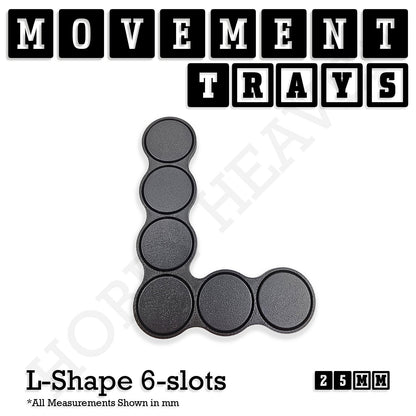 25mm Movement Trays for Tabletop Games | Waargaming | Full Range