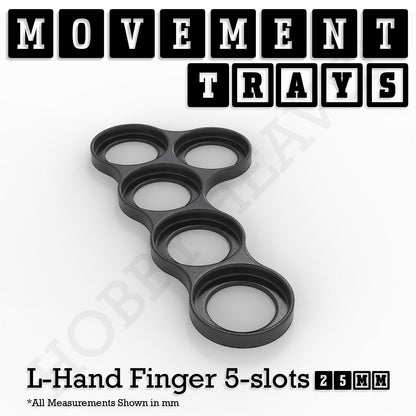 25mm Movement Trays for Tabletop Games | Waargaming | Full Range