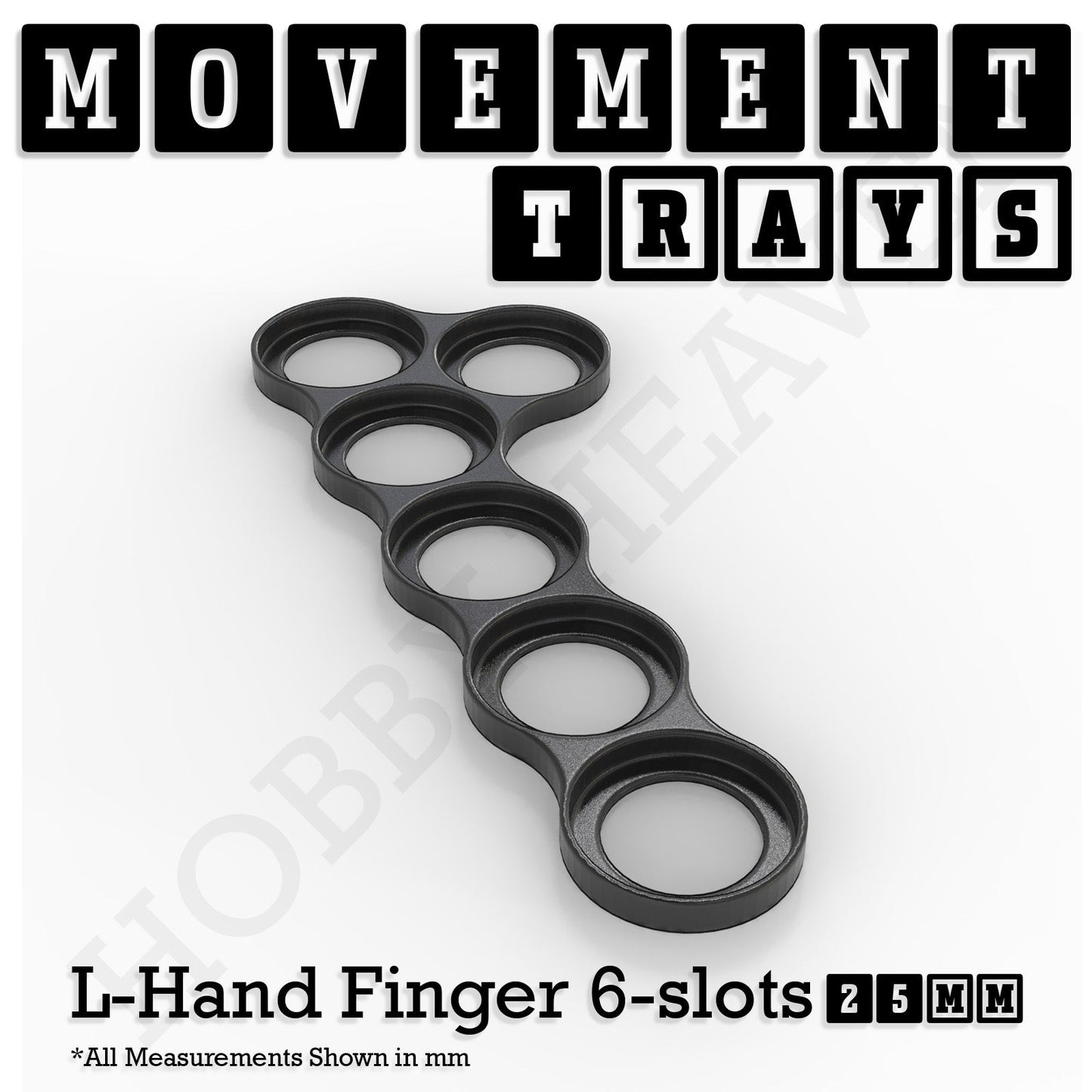 25mm Movement Trays for Tabletop Games | Waargaming | Full Range