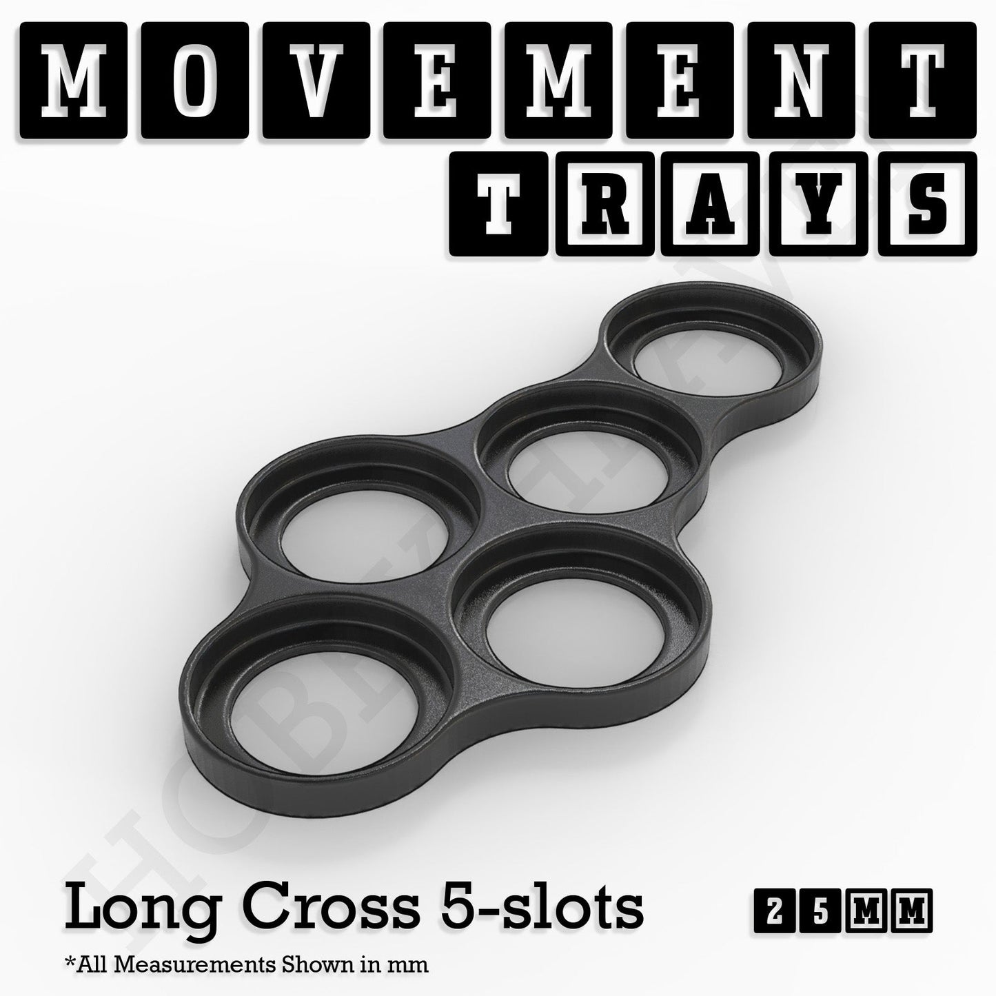 25mm Movement Trays for Tabletop Games | Waargaming | Full Range