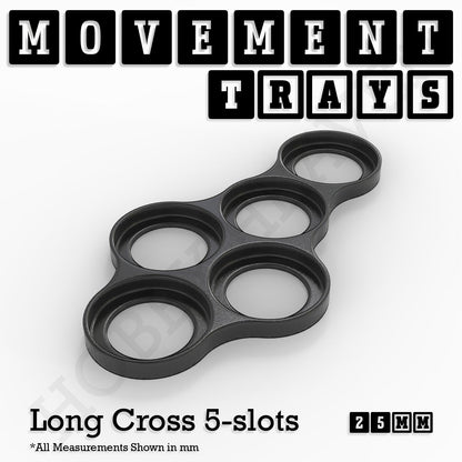 25mm Movement Trays for Tabletop Games | Waargaming | Full Range