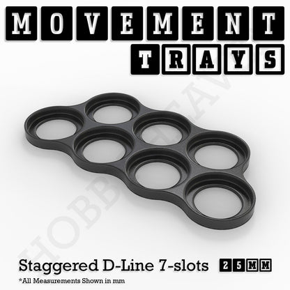 25mm Movement Trays for Tabletop Games | Waargaming | Full Range