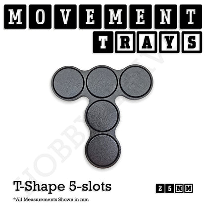 25mm Movement Trays for Tabletop Games | Waargaming | Full Range