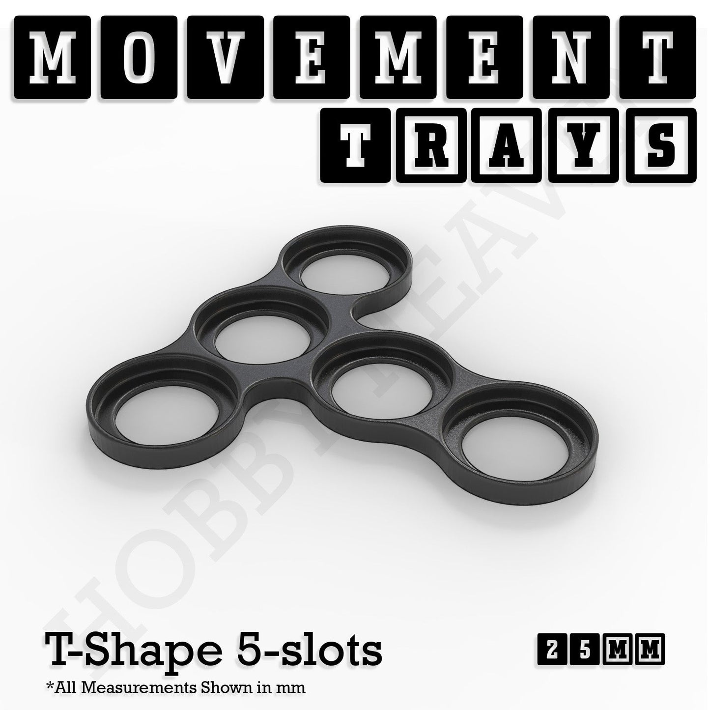 25mm Movement Trays for Tabletop Games | Waargaming | Full Range