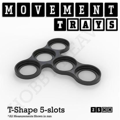 25mm Movement Trays for Tabletop Games | Waargaming | Full Range
