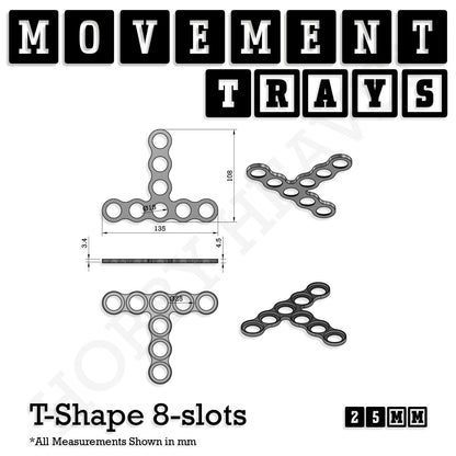 25mm Movement Trays for Tabletop Games | Waargaming | Full Range