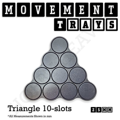 25mm Movement Trays for Tabletop Games | Waargaming | Full Range