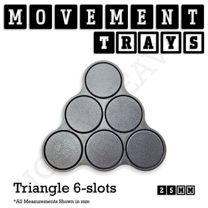 25mm Movement Trays for Tabletop Games | Waargaming | Full Range