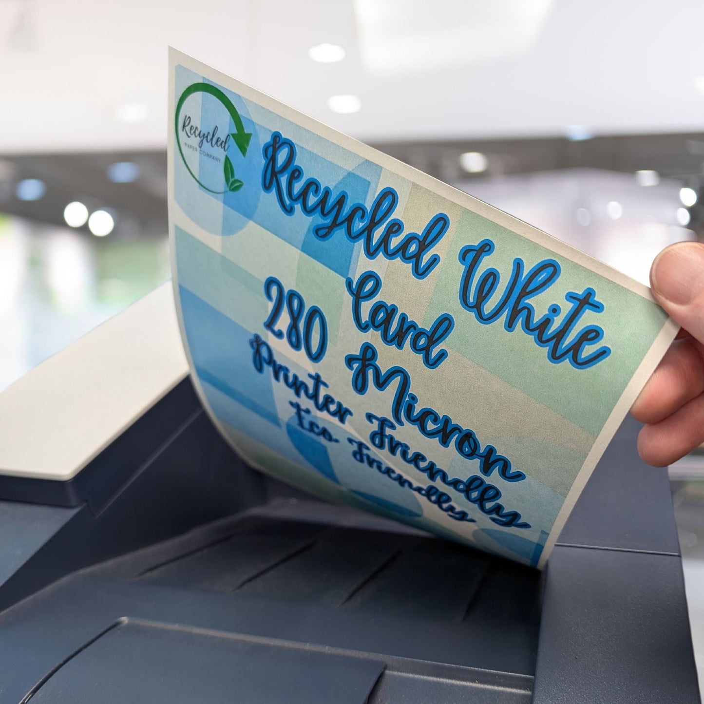 A2 Recycled White Card 220gsm - Eco-Friendly Thick Card for Art & Craft Projects
