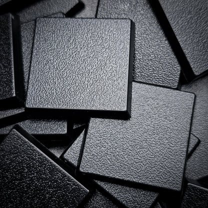 30mm Square Plain Plastic Bases