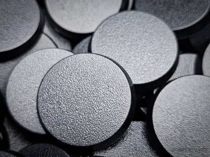32mm Round Plain Plastic Bases