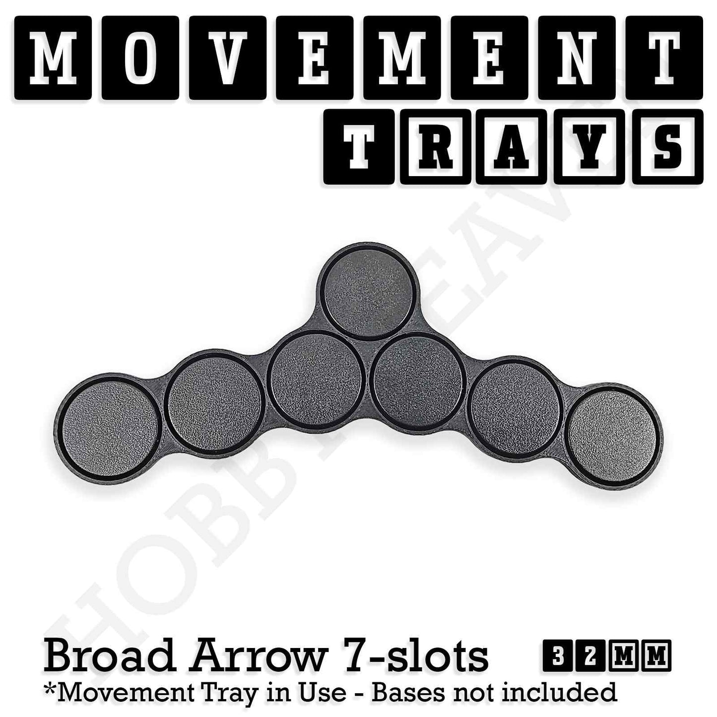 32mm Movement Trays for Tabletop Games | Compatible with Popular Miniatures | Full Range