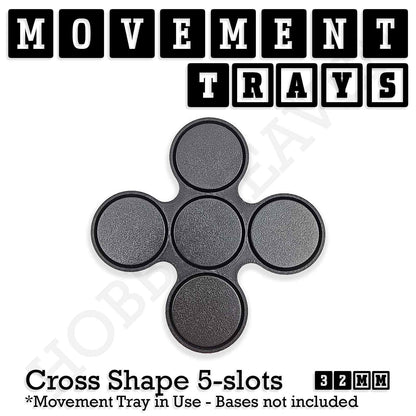 32mm Movement Trays for Tabletop Games | Compatible with Popular Miniatures | Full Range