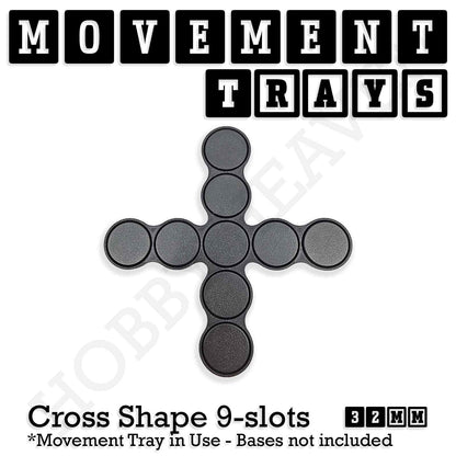 32mm Movement Trays for Tabletop Games | Compatible with Popular Miniatures | Full Range