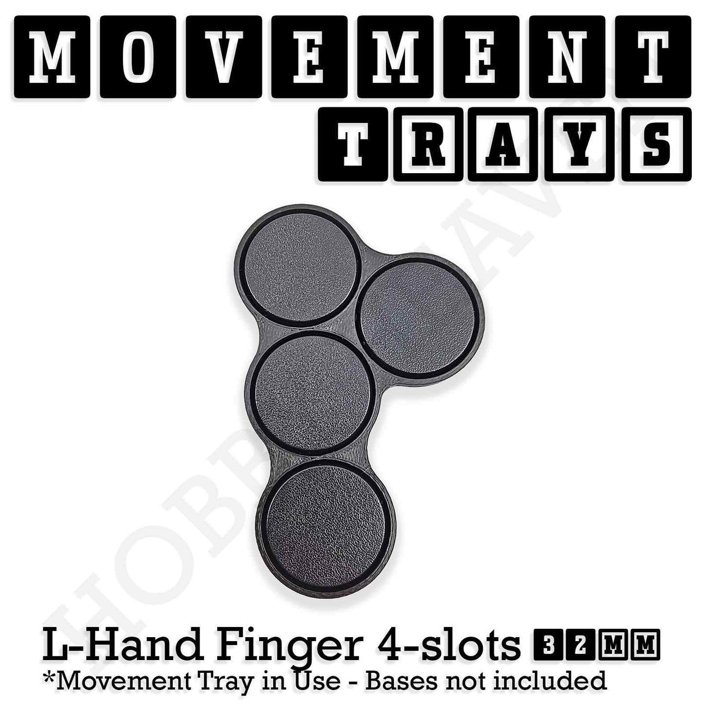 32mm Movement Trays for Tabletop Games | Compatible with Popular Miniatures | Full Range
