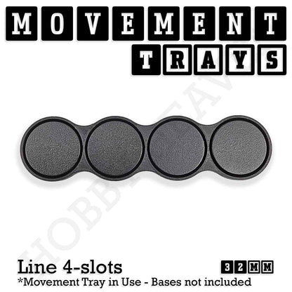 32mm Movement Trays for Tabletop Games | Compatible with Popular Miniatures | Full Range